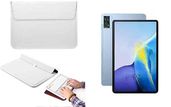 Чохол-конверт VitoCase для Oukitel OT5, Oukitel OT5S, з функцією підставки для планшета Білий Київ