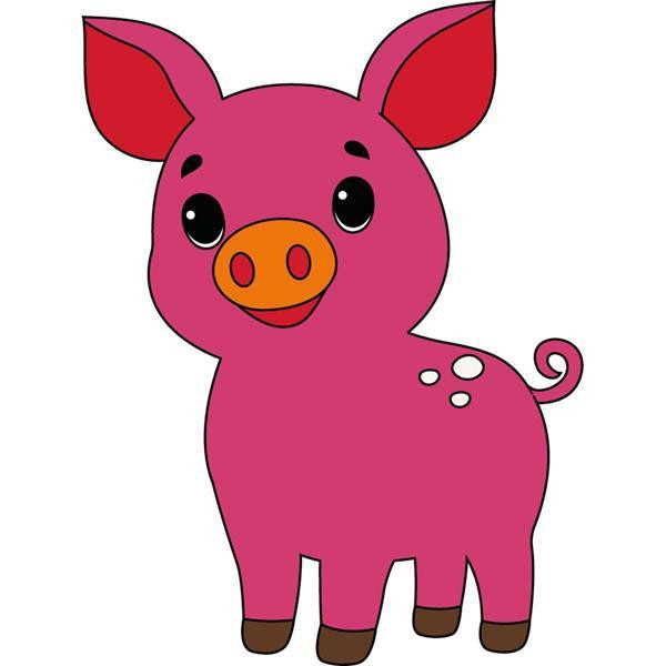 Дитяча розмальовка ArtCraft Поросятко 25х30 см (15110-AC) Харків - фото 1