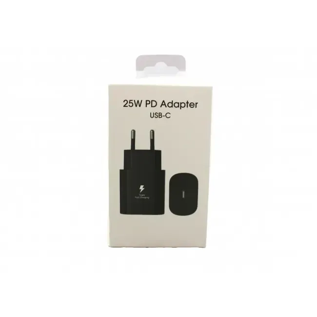 Адаптер USB 25W Black Edition для заряджання поративних пристроїв, функція швидкої зарядки Одеса - фото 2