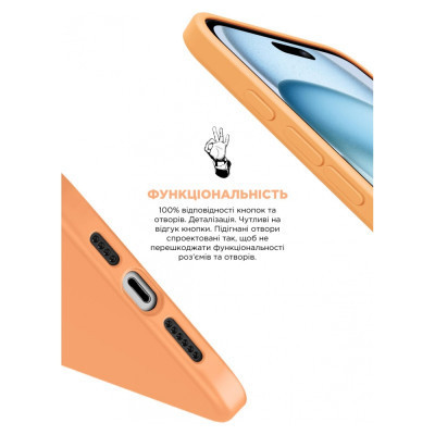 Чохол до мобільного телефона Armorstandart ICON2 MagSafe Apple iPhone 15 Plus Orange Sorbet (ARM72740) Вінниця - фото 4