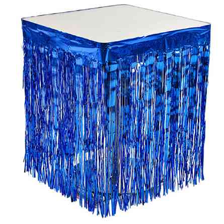 Дождик широкий на стену и стол 74 см на 274 см синий Киев