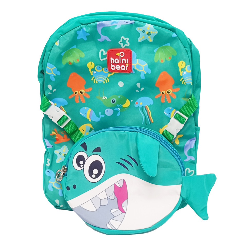 Рюкзак дитячий "Shark" T2625 застібка-блискавка, 1 відділення Зелений Вінниця - фото 1