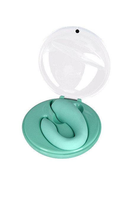 Вібратор для пар FairyGasm PleasureBerry green, зарядний кейс, пульт ДК Sex Aura Київ - фото 3