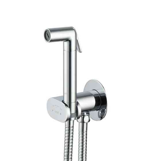 Набір для гігієнічного душу Qtap Inspai-Varius округлий прогресивний картридж QTINSVARCRMV00440601 Chrome Київ