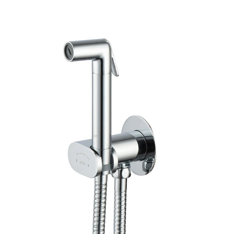 Набір для гігієнічного душу Qtap Inspai-Varius округлий прогресивний картридж QTINSVARCRMV00440601 Chrome Київ - фото 3