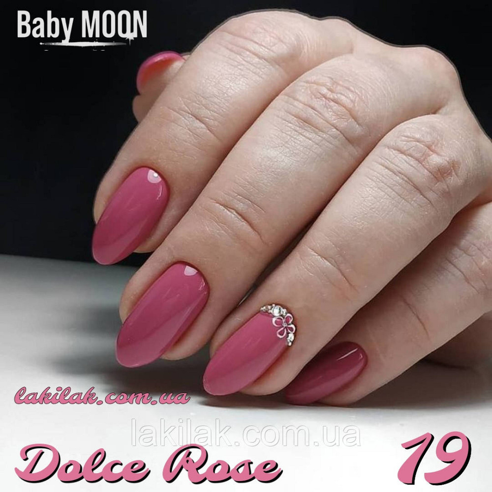 Гель-лак BABY MOON Dolce Rose №19 марсала, 6 мл Херсон - фото 1