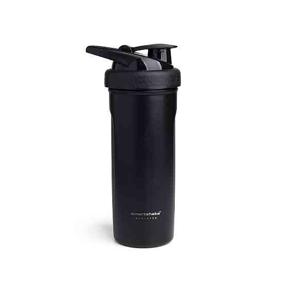 Шейкер спортивний SmartShake металевий Insulated Steel 750ml Black Луцк
