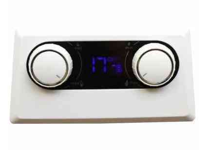 Газова колонка напівтурбо PQ-20 ТМ "PIRAMIDA24" проточний водонагрівач з примусовою витяжкою 10 л/хв автоматичний розпал + димохід Київ