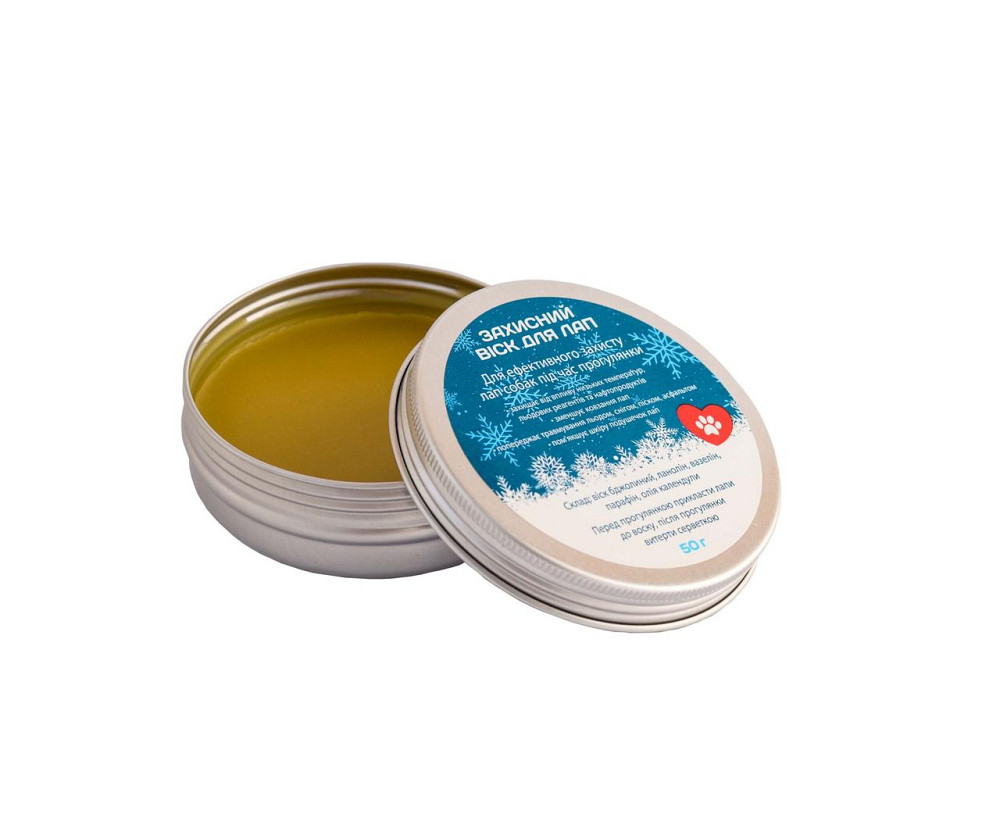 Защитный воск для лап для собак 50 г Продукт Винница - изображение 2
