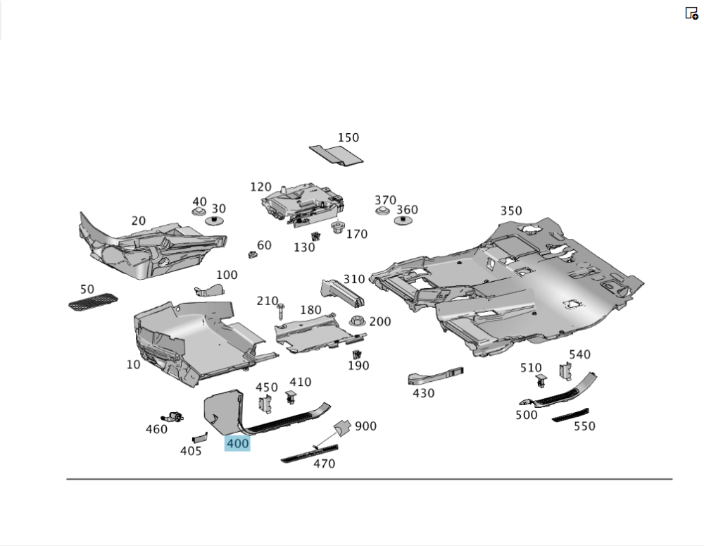 Mercedes-Benz  A1666800135 9051 Внутрішня ліва накладка порога чорна ML/GLE W166 GL/GLS X166 GLE Coupe C292 Одеса - фото 2