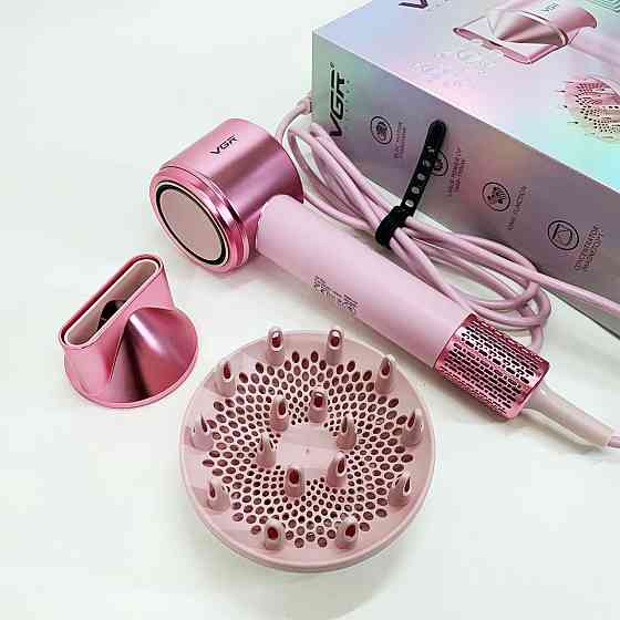 Фен для ефективного укладання волосся VGR, Портативний фен для сушіння легкої укладки волосся DQ-73 Львів