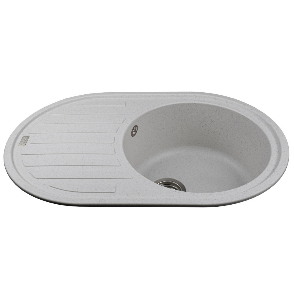 Гранітна мийка Globus Lux OHARA перлинний 770х500 мм Київ - фото 2