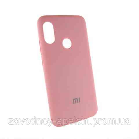 Xiaomi Redmi 6 pro Mi A2 lite чехол розовый Silicone Cover pink Одесса