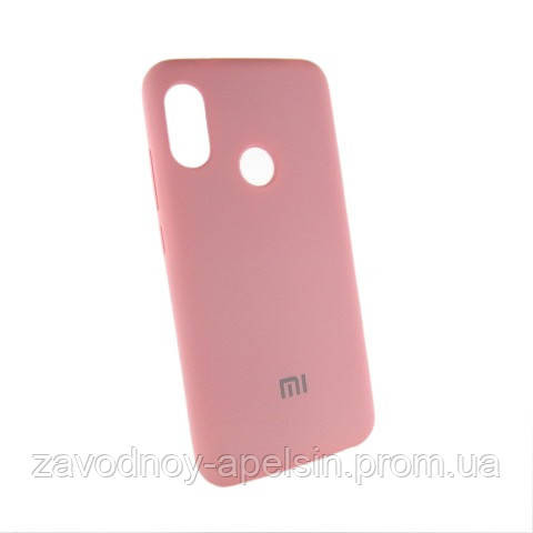 Xiaomi Redmi 6 pro Mi A2 lite чехол розовый Silicone Cover pink Одесса - изображение 1