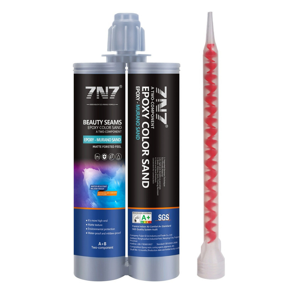 Епоксидний клей 7N7 A+B Color Sand, картридж під подвійний пістолет, 21 колір (838007543) Київ - фото 1