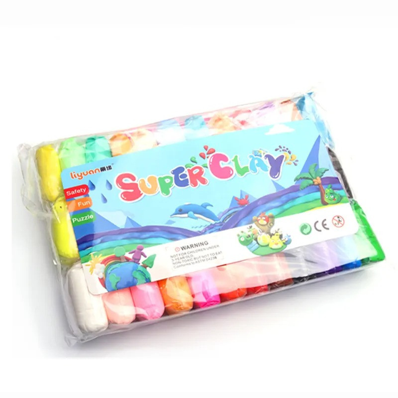 Мягкая глина, масса для лепки для детей, разноцветный пластилин 36 штук в упаковке Каменец-Подольский - изображение 5