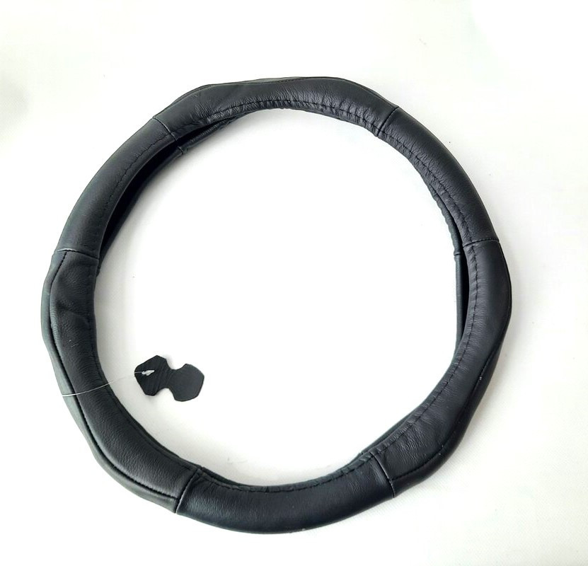 Чохол на кермо шкіра 27010 BK M чорна Винница - изображение 1