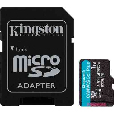 Карта памяти Kingston 1TB microSDXC сlass 10 UHS-I U3 V30 A2 Canvas Go Plus G4 (SDCG4/1TB) Винница