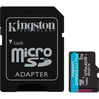 Карта памяти Kingston 1TB microSDXC сlass 10 UHS-I U3 V30 A2 Canvas Go Plus G4 (SDCG4/1TB) Винница - изображение 1