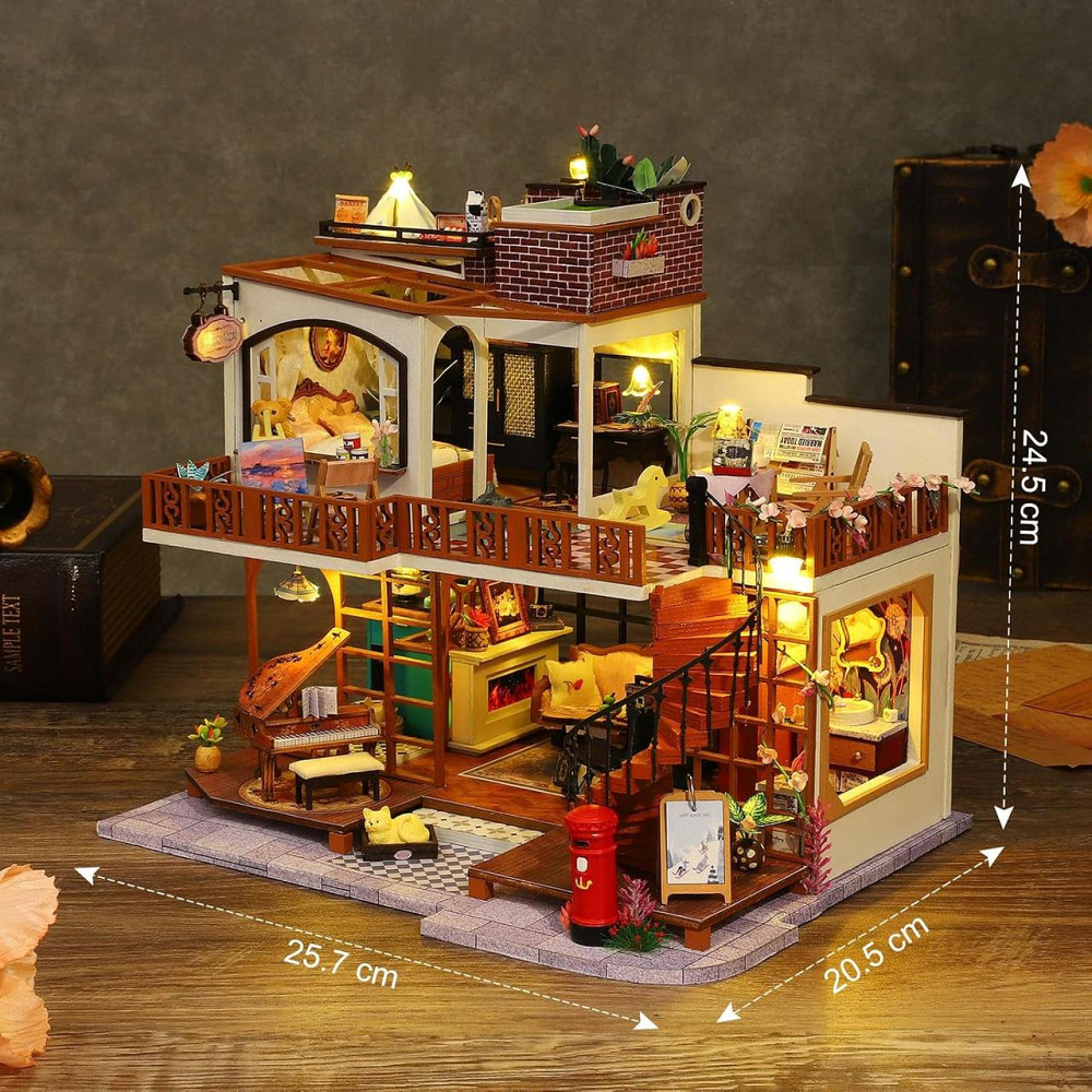 3D Румбокс (DIY House) Cherish Time + Пылезащитный купол (Es008-B) Киев - изображение 4