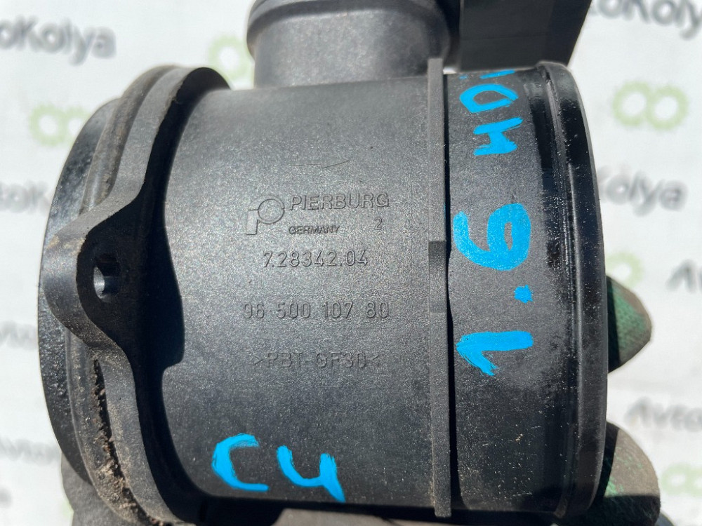 Витратомір повітря Citroen C4 1.6 hdi 2004-2010 (9650010780) Ковель - изображение 4