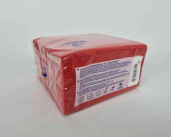 Салфетки бумажные 100лист Одесса Красная 33х33 (1 пачка) Харьков