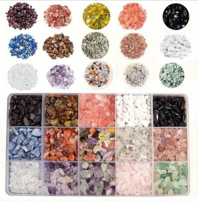 Набір кам’яної крихти з натуральних мінералів Київ - фото 1