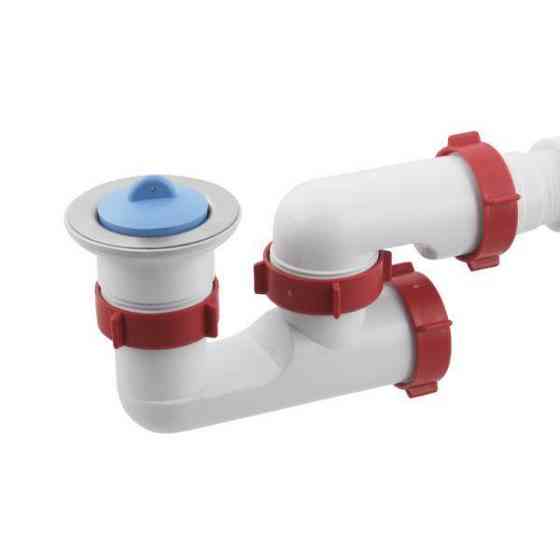 Сифон для ванни 70мм, ревізія, без переливу PolMark SF 40 02 Харків