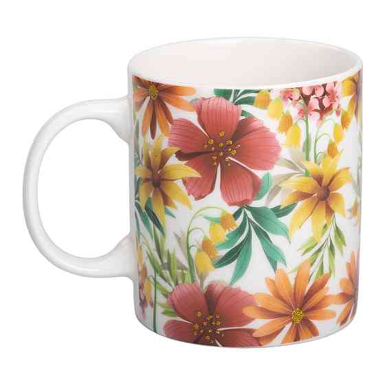 Liling Rongxiang Ceramic Кружка порцелянова з малюнком 400 (мл) для чая та кави RX-N240472Y Коломыя