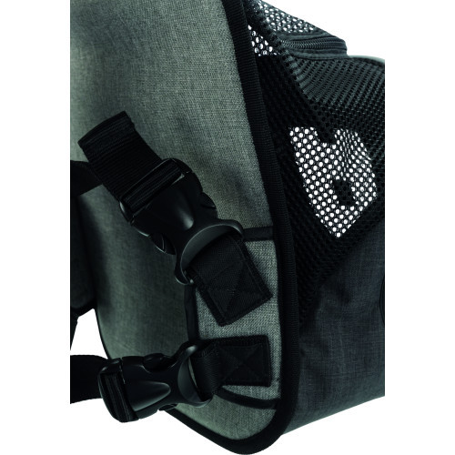 Рюкзак-переноска Trixie Savina для собак фронтальный полиэстер черный/серый до 10 кг 30х33х26 см Киев - изображение 12