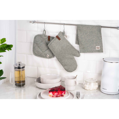 Кухонна прихватка Ardesto Oliver зелений 20х20см, 100% бавовна (ART04OG) Вінниця - фото 6