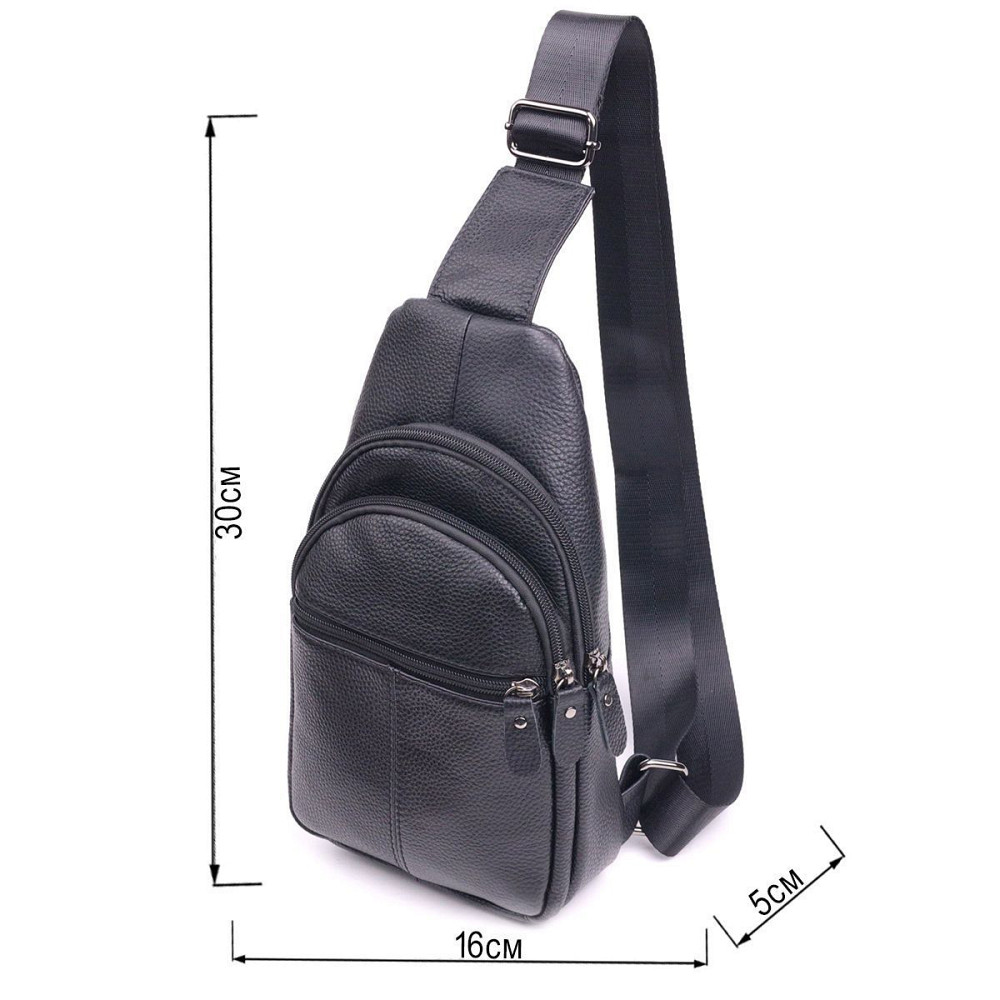 Сумка кросс-боди гладкая, Мужская плечевая сумка слинг, Мужские сумки через плечо YP-91 Львов - изображение 11