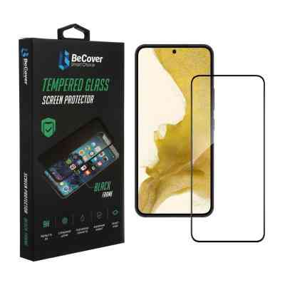 Стекло защитное BeCover Samsung Galaxy S22 SM-S901 Black (707314) Винница