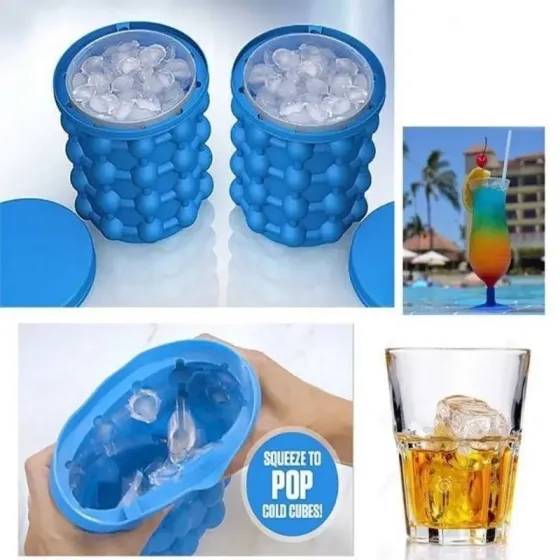 Форма ведро для льда Ice Cube Maker Genie для охлаждения напитков в бутылках Коломия