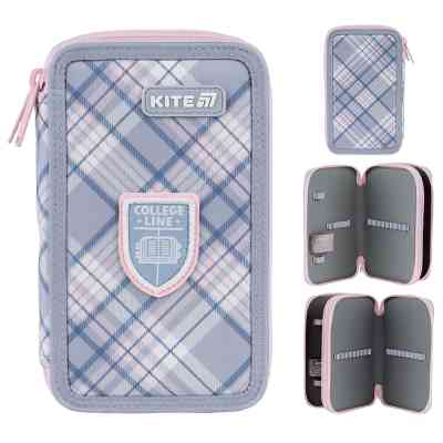 Пенал Kite 623 College Line Girl, 2 відділення (K25-623-1) Вінниця