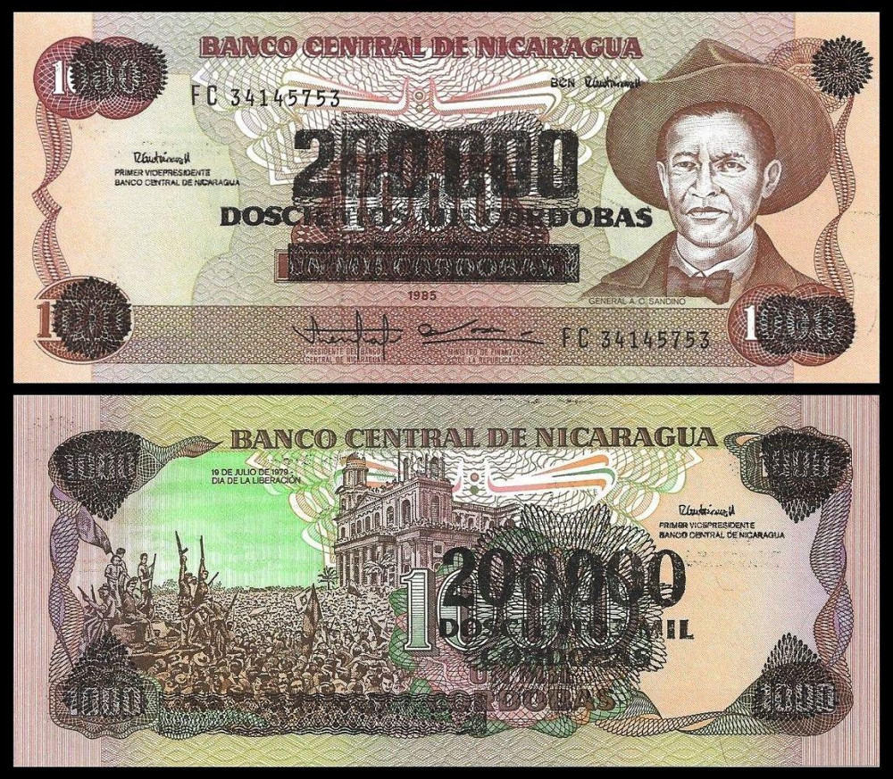 Nicaragua / Никарагуа - 200000 Córdobas 1985 - UNC Полтава - изображение 1