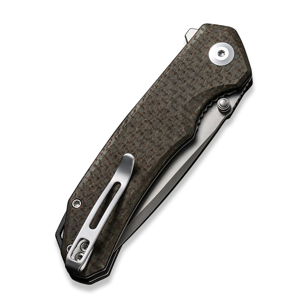 Ніж складаний туристичний Civivi Brazen, (8.8 см) D2 / Micarta зелений Київ - фото 4