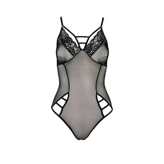 Боді Passion MELANIA BODY XXL/XXXL, black Sex Aura Київ