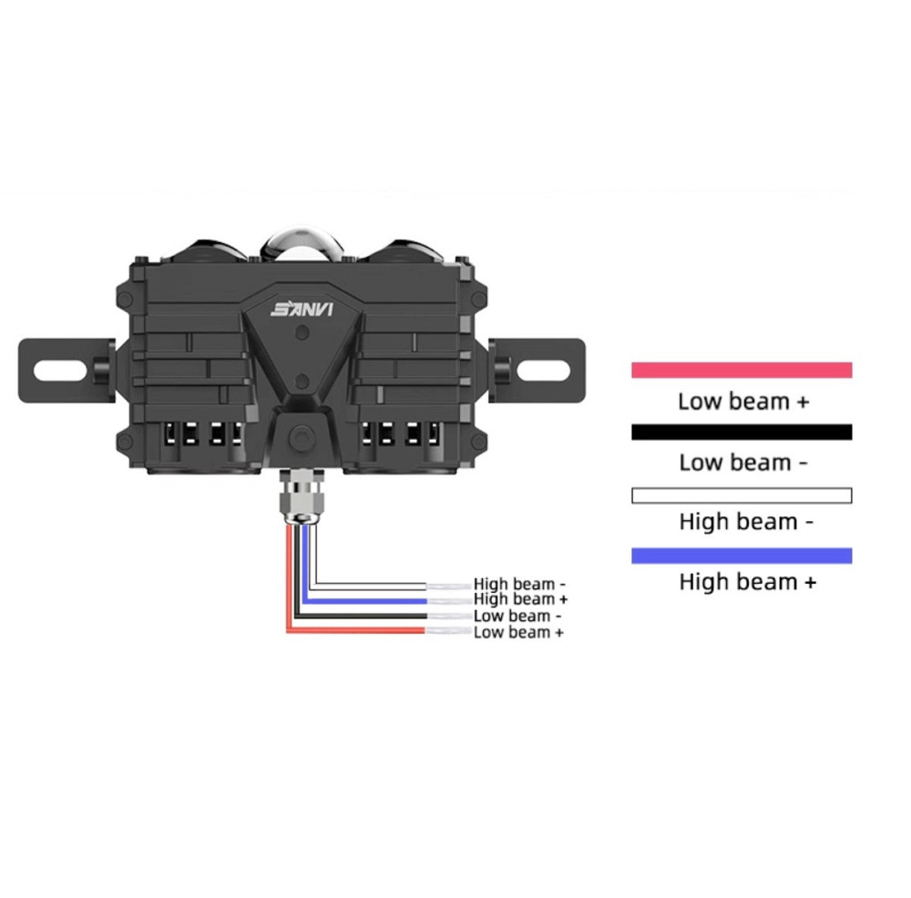Комплект Bi-LED модулів Sanvi S318 60/75W 6000K 12V, 2 шт Харків - фото 3