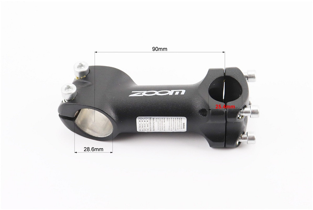 Винос керма MTB 28,6x25,4х90мм, алюмінієвий, чорний TDS-C369A-8 Київ - фото 2