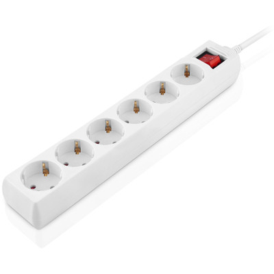 Мережевий фільтр живлення REAL-EL RS-6 Protect M 1.8m, white (EL122300031) Вінниця - фото 12