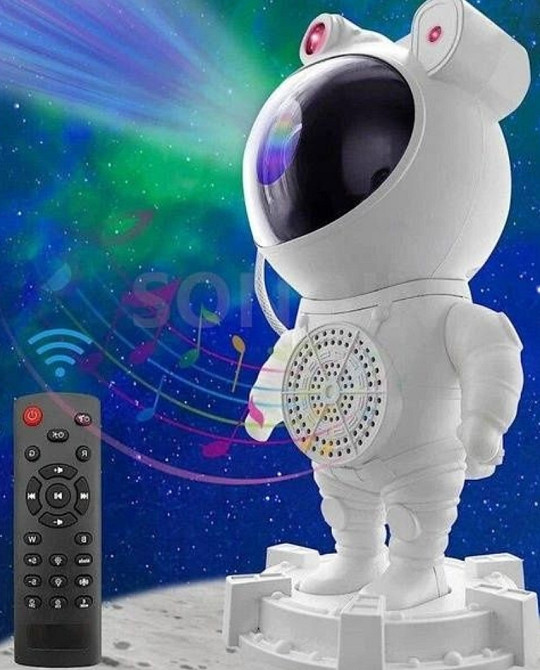 Большой Ночник Проектор звездного неба и луны Астронавт Лазерный. Харьков - изображение 5