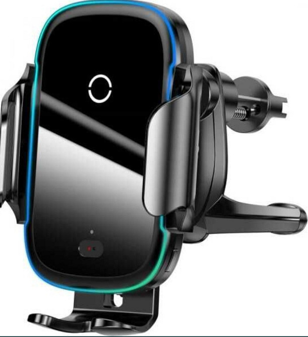 Держатель в машину с безпроводной Зарядкой; Baseus Light Electric 15W Киев - изображение 3