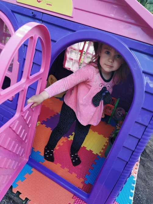 Дитячий ігровий пластиковий будиночок зі шторками Doloni для дітей Київ - фото 4