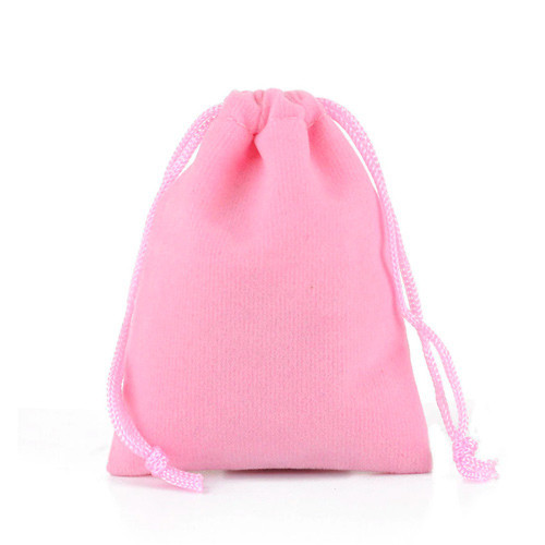 Розовые бархатные мешочки для подарков, 50 шт. Киев - изображение 3