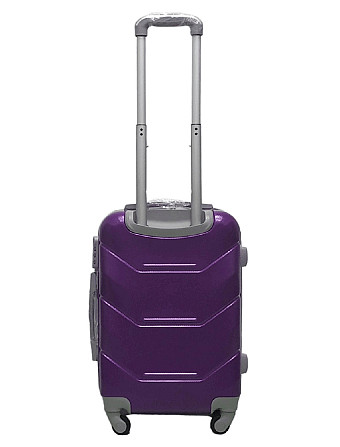 Чемодан пластиковый MILANO BAG 147 малый 55 см фиолетовый Киев - изображение 3