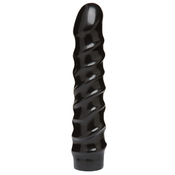 Дилдо Doc Johnson CodeBlack - 8 Inch Raging Vac-U-Lock со стимулирующим рельефом, диаметр 3,8см Sex Aura Киев