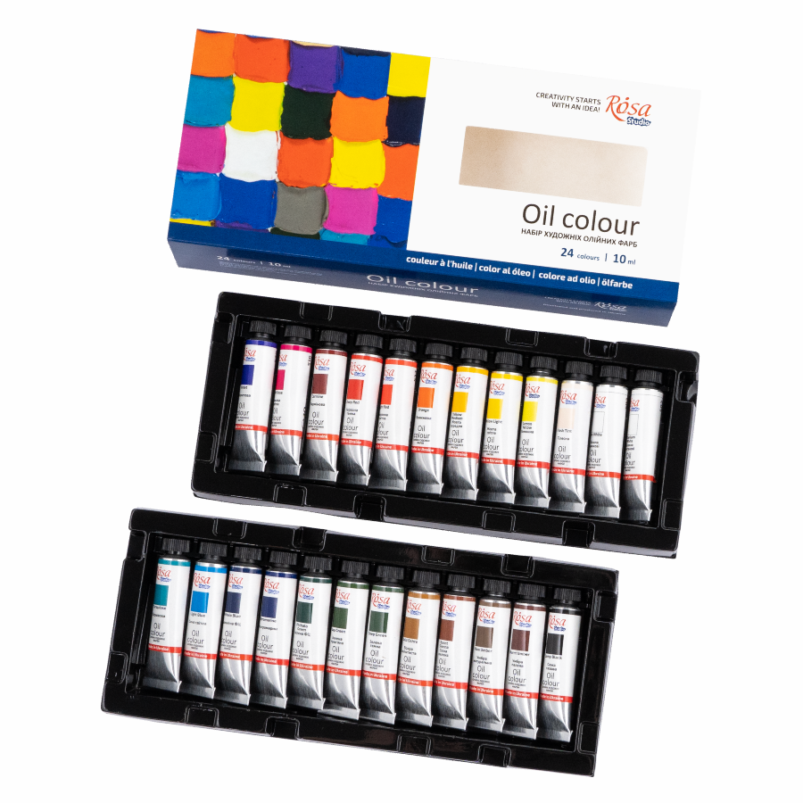 Набор масляных красок 24×10мл ROSA Studio Киев - изображение 2