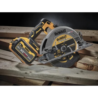 Дисковая пила DeWALT 18V XR Li-lon FLEXVOLT ADVANTAGE, диск 190х30 мм, TSTAK (без АКБ и ЗУ) (DCS573NT) Винница - изображение 7