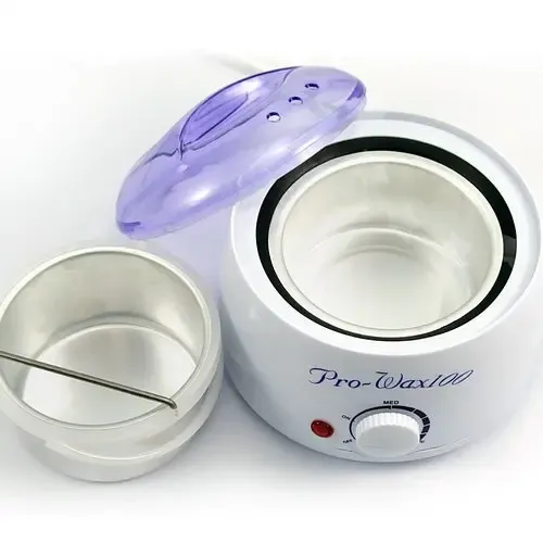 Воскоплав баночный с терморегулятором PRO-WAX 100 для воска в банке, в гранулах, в таблетках 400 мл Коломия